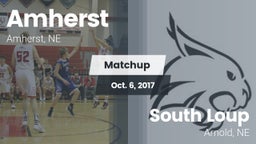 Matchup: Amherst  vs. South Loup  2017