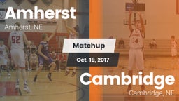 Matchup: Amherst  vs. Cambridge  2016