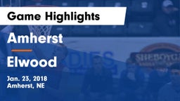 Amherst  vs Elwood  Game Highlights - Jan. 23, 2018