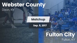 Matchup: Webster County High vs. Fulton City  2017