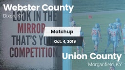 Matchup: Webster County High vs. Union County  2019