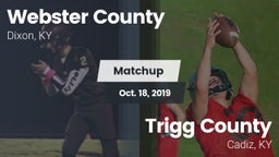 Matchup: Webster County High vs. Trigg County  2019