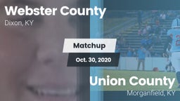 Matchup: Webster County High vs. Union County  2020
