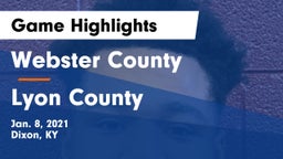 Webster County  vs Lyon County  Game Highlights - Jan. 8, 2021
