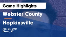 Webster County  vs Hopkinsville  Game Highlights - Jan. 26, 2021