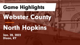 Webster County  vs North Hopkins  Game Highlights - Jan. 28, 2022