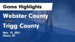 Webster County  vs Trigg County  Game Highlights - Nov. 13, 2021