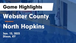 Webster County  vs North Hopkins  Game Highlights - Jan. 13, 2023