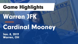 Warren JFK vs Cardinal Mooney  Game Highlights - Jan. 8, 2019