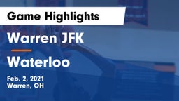 Warren JFK vs Waterloo  Game Highlights - Feb. 2, 2021