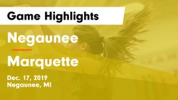 Negaunee  vs Marquette  Game Highlights - Dec. 17, 2019