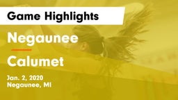 Negaunee  vs Calumet  Game Highlights - Jan. 2, 2020