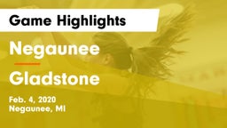 Negaunee  vs Gladstone  Game Highlights - Feb. 4, 2020