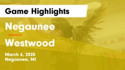 Negaunee  vs Westwood  Game Highlights - March 6, 2020