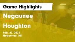 Negaunee  vs Houghton  Game Highlights - Feb. 27, 2021