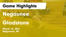 Negaunee  vs Gladstone  Game Highlights - March 16, 2021