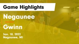 Negaunee  vs Gwinn  Game Highlights - Jan. 18, 2022