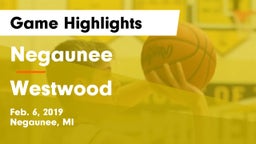 Negaunee  vs Westwood  Game Highlights - Feb. 6, 2019