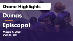 Dumas  vs Episcopal Game Highlights - March 4, 2022