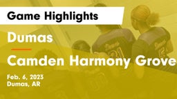 Dumas  vs Camden Harmony Grove Game Highlights - Feb. 6, 2023