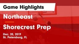 Northeast  vs Shorecrest Prep  Game Highlights - Dec. 20, 2019
