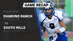 Recap: Diamond Ranch  vs. South Hills  2016