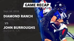 Recap: Diamond Ranch  vs. John Burroughs  2016