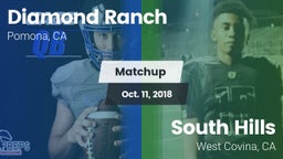 Matchup: Diamond Ranch High vs. South Hills  2018