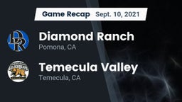 Recap: Diamond Ranch  vs. Temecula Valley  2021