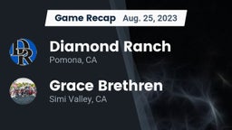 Recap: Diamond Ranch  vs. Grace Brethren  2023