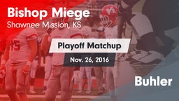 Matchup: Bishop Miege High vs. Buhler 2016