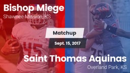 Matchup: Bishop Miege High vs. Saint Thomas Aquinas  2017