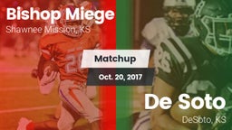 Matchup: Bishop Miege High vs. De Soto  2017