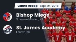 Recap: Bishop Miege  vs. St. James Academy  2018
