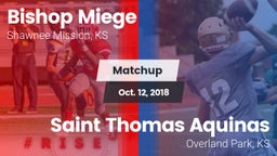 Matchup: Bishop Miege High vs. Saint Thomas Aquinas  2018
