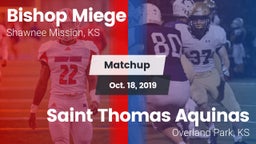 Matchup: Bishop Miege High vs. Saint Thomas Aquinas  2019