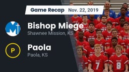 Recap: Bishop Miege  vs. Paola  2019