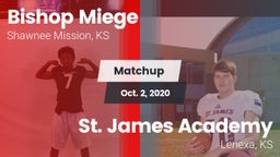 Matchup: Bishop Miege High vs. St. James Academy  2020