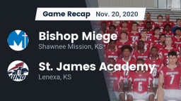 Recap: Bishop Miege  vs. St. James Academy  2020