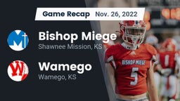 Recap: Bishop Miege  vs. Wamego  2022