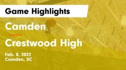 Camden  vs Crestwood High Game Highlights - Feb. 8, 2022