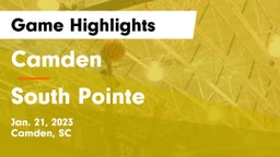 Camden  vs South Pointe  Game Highlights - Jan. 21, 2023
