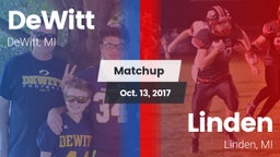 Matchup: DeWitt  vs. Linden  2017