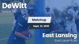 Matchup: DeWitt  vs. East Lansing  2018