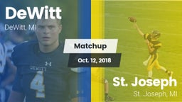 Matchup: DeWitt  vs. St. Joseph  2018