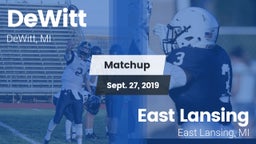 Matchup: DeWitt  vs. East Lansing  2019