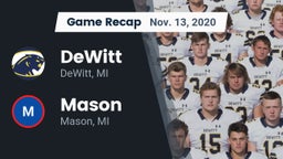 Recap: DeWitt  vs. Mason  2020