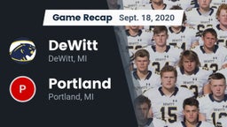 Recap: DeWitt  vs. Portland  2020