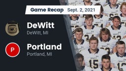Recap: DeWitt  vs. Portland  2021