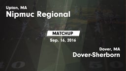 Matchup: Nipmuc Regional vs. Dover-Sherborn  2016